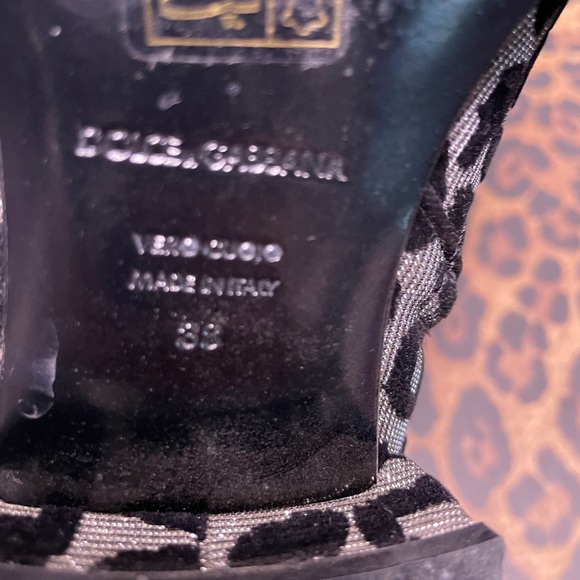 Dolce&Gabbana Animal Print Boots 38 - EUC - Picture 5 of 7